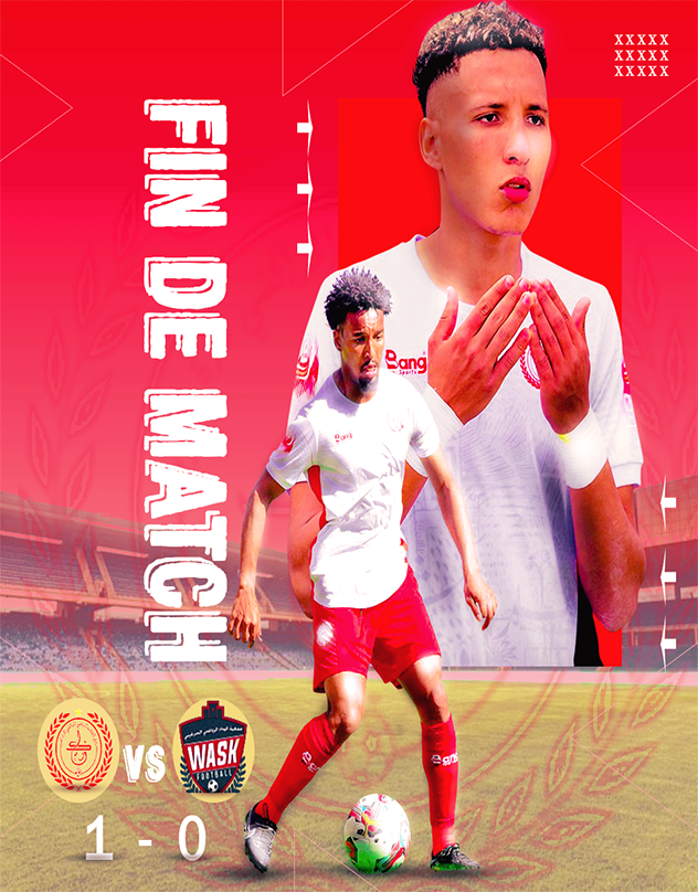 soccer poster matchday football sports Morocco Maroc RCA wac raja