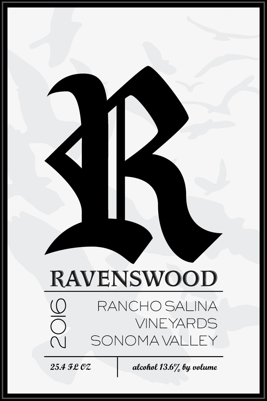 ravenswood wine logo redesign graphic design