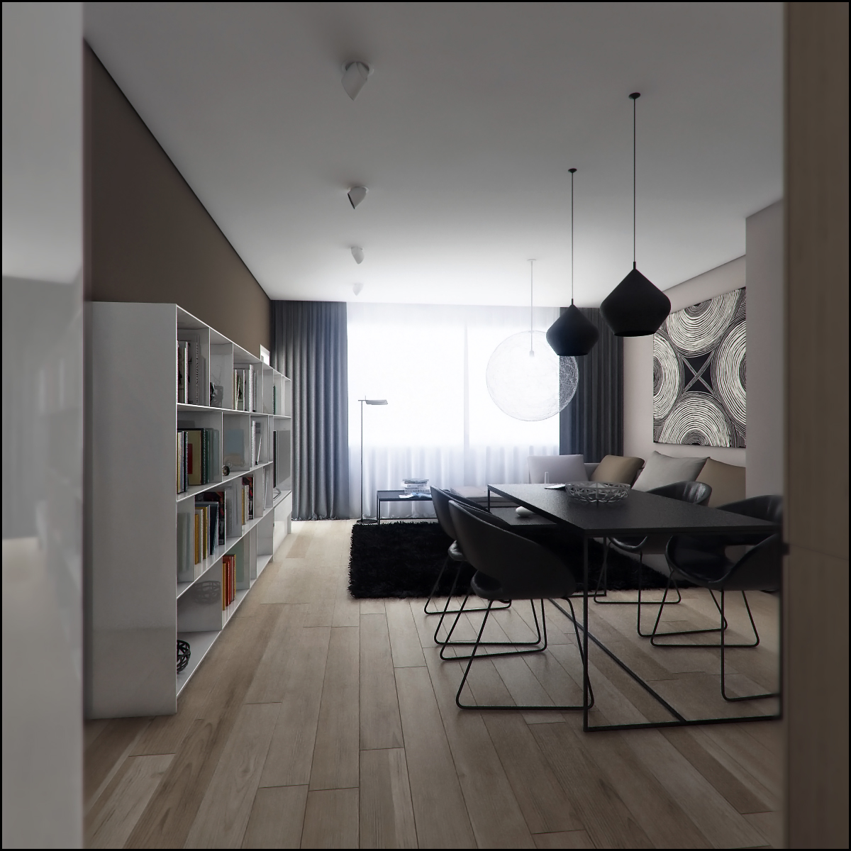 Interior design apartmen living room
