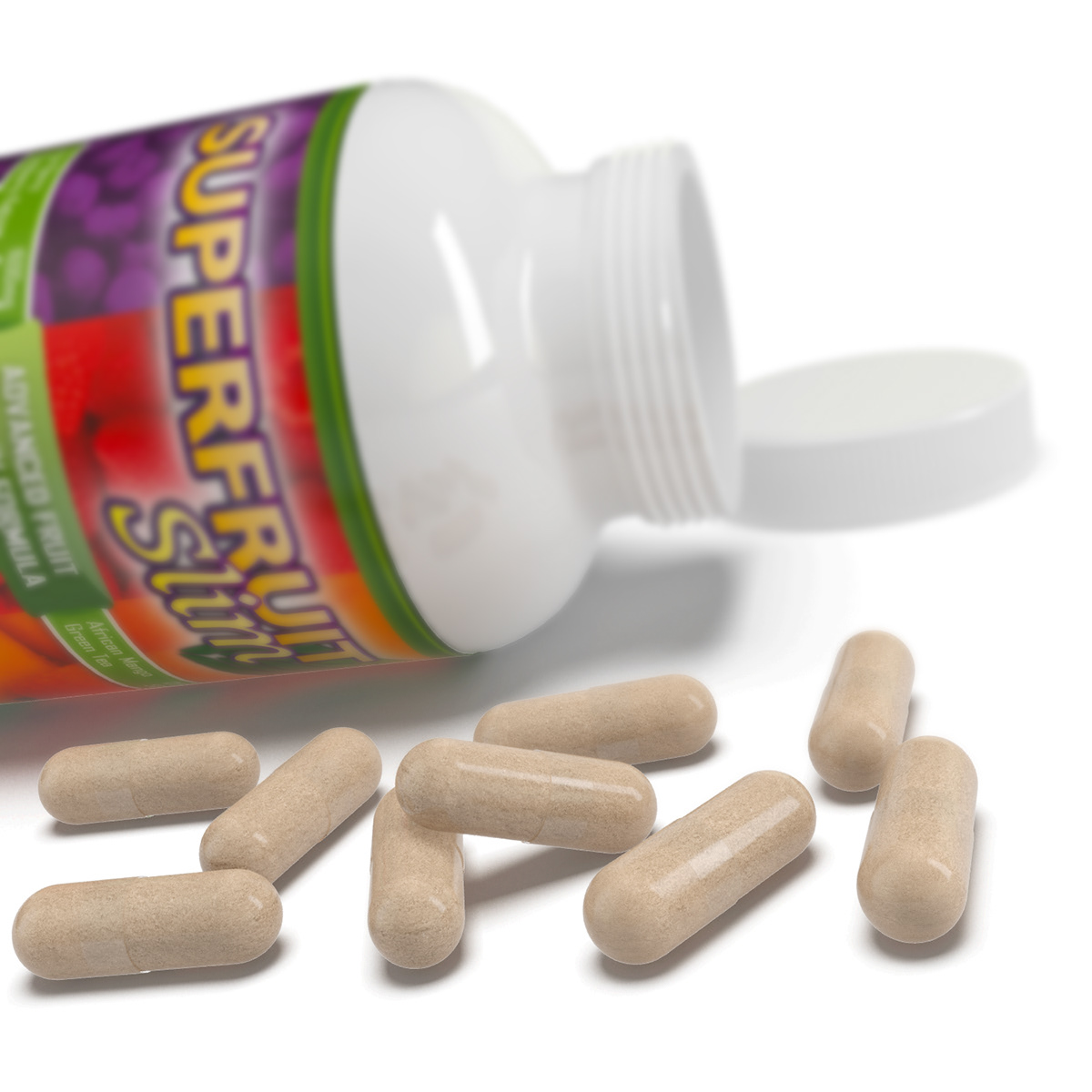 supplements bottle visualization photorealistic advertizing 3d modeling realistic pills Rhino vray