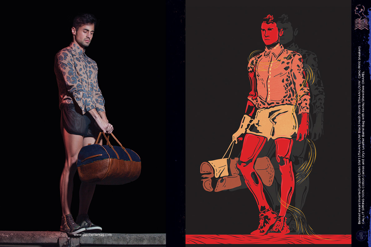 Stiaan Louw ice genetics male model mens fashion body