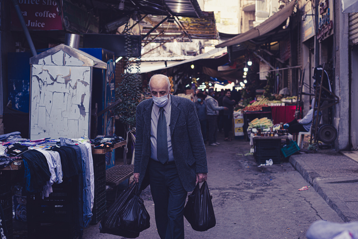 Street Photography Series: Locked Horizons (by Nabil Darwish, © 2021 All Rights Reserved. Jordan)