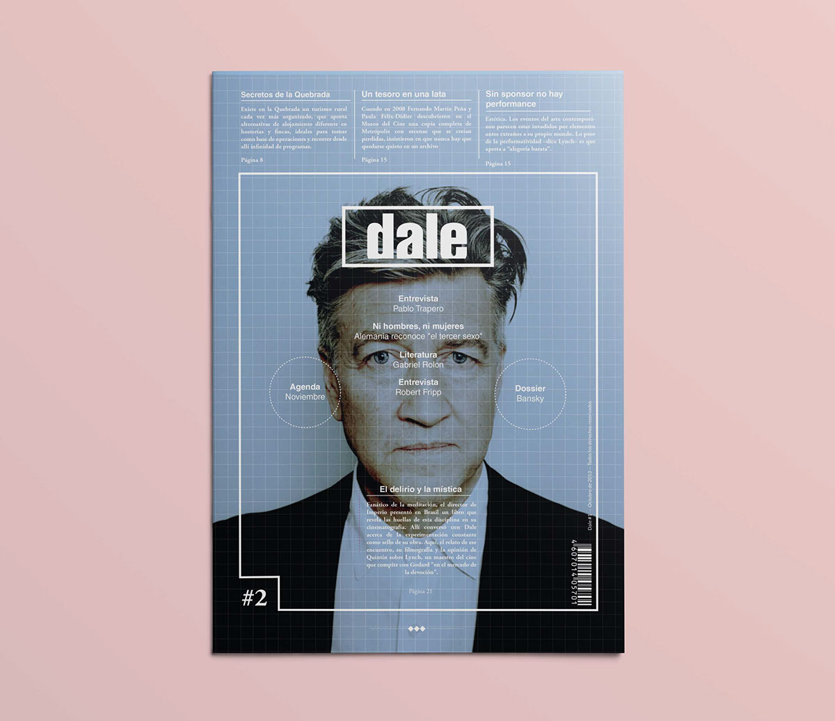 manela editorial magazine dale fadu InDesign revista cultural