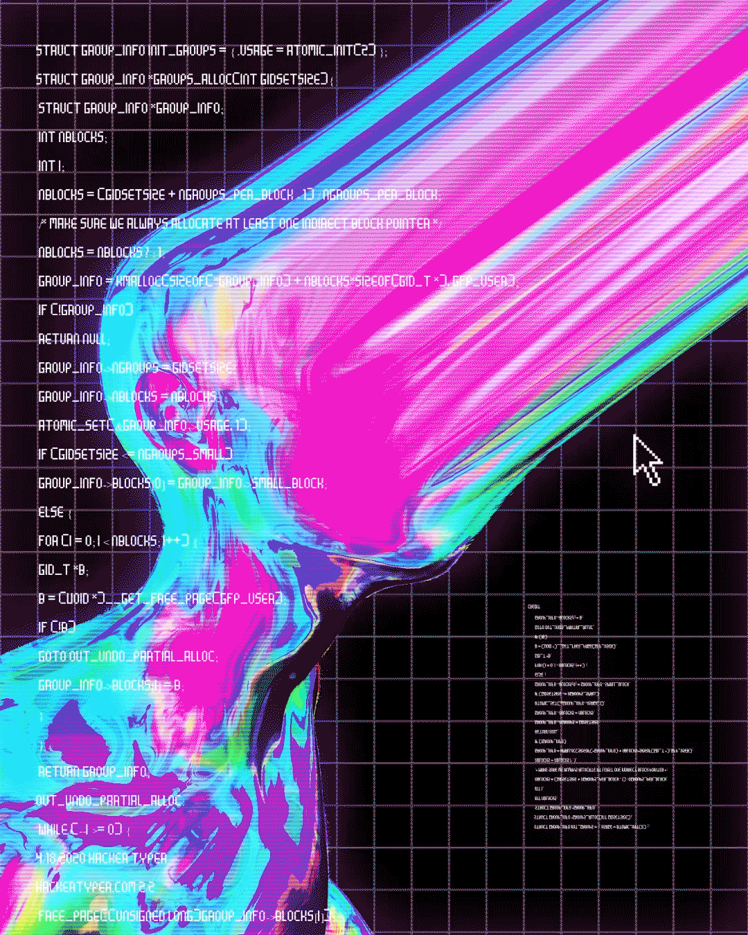 artwork everydays futuristic glitchy klarens  poster Retro trendy trippy vaporwave