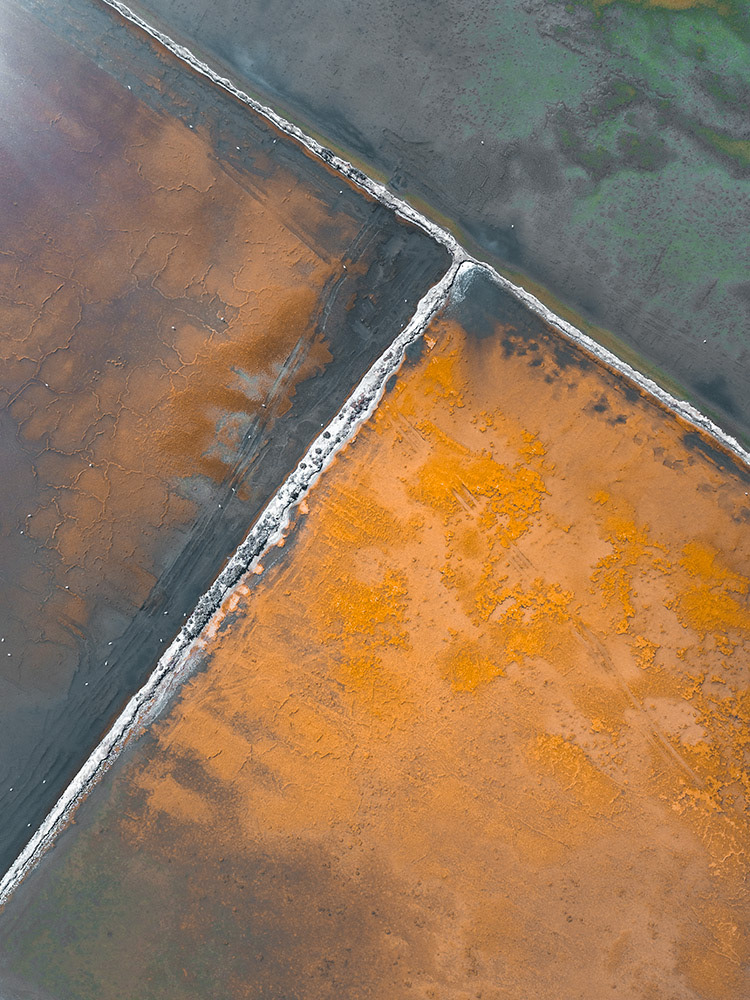 Aerial Salt Australia FINEART drone ponds abstract plane above geometric