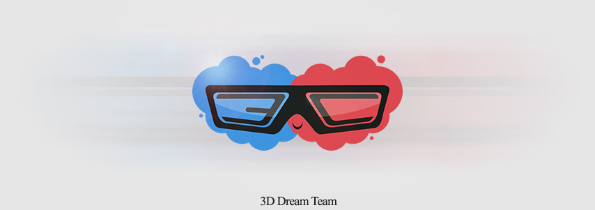 logo 3D mag Dream Team Illustrator