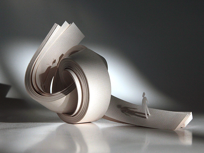 paper art rudanovski sculpture art 3d paper