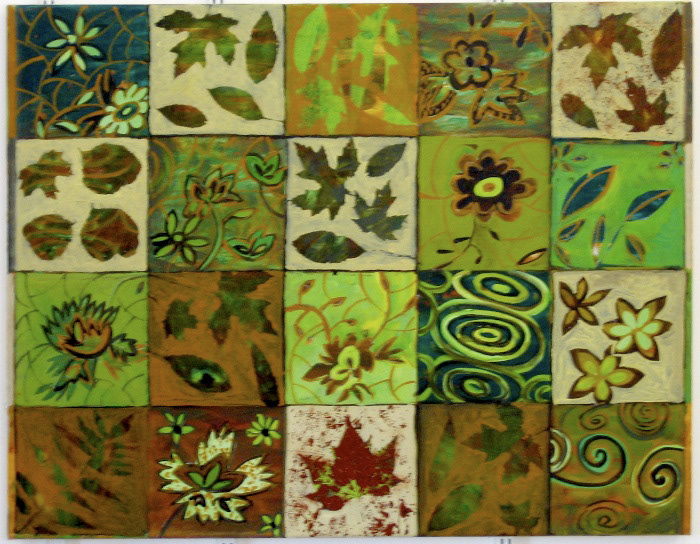Patterns textures subtle colours autumn grids asymmtry colour posters prints painitngs