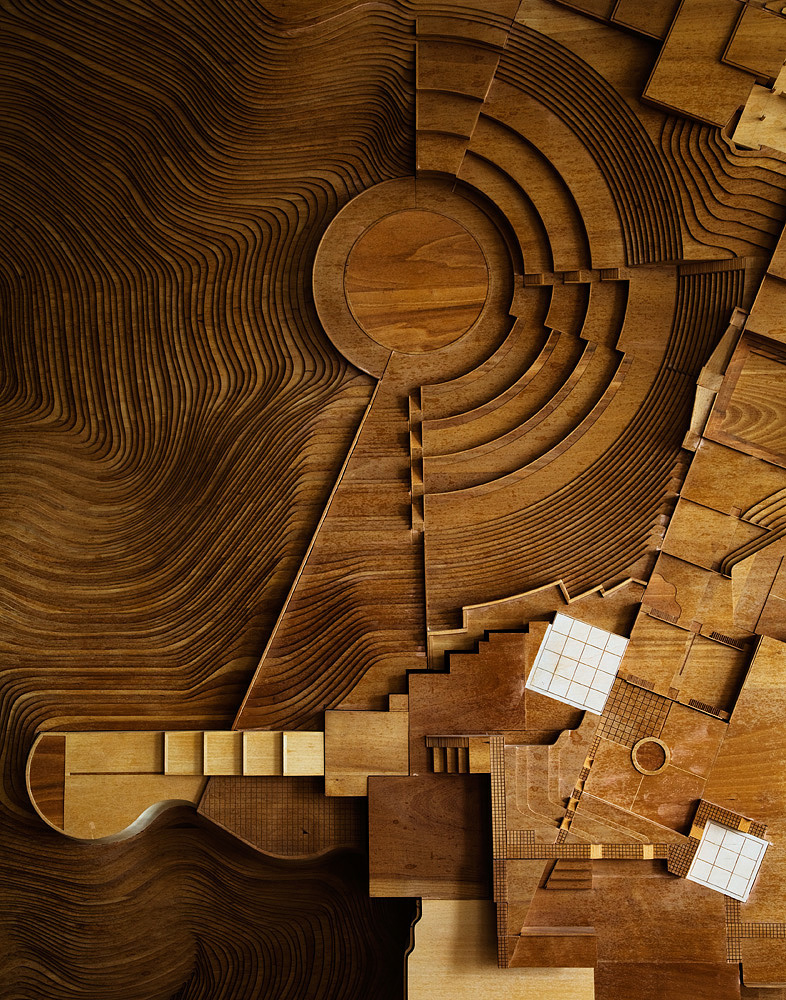Richard Meier  architecture  Photography richard meier museum Patek Philippe scale model wood model