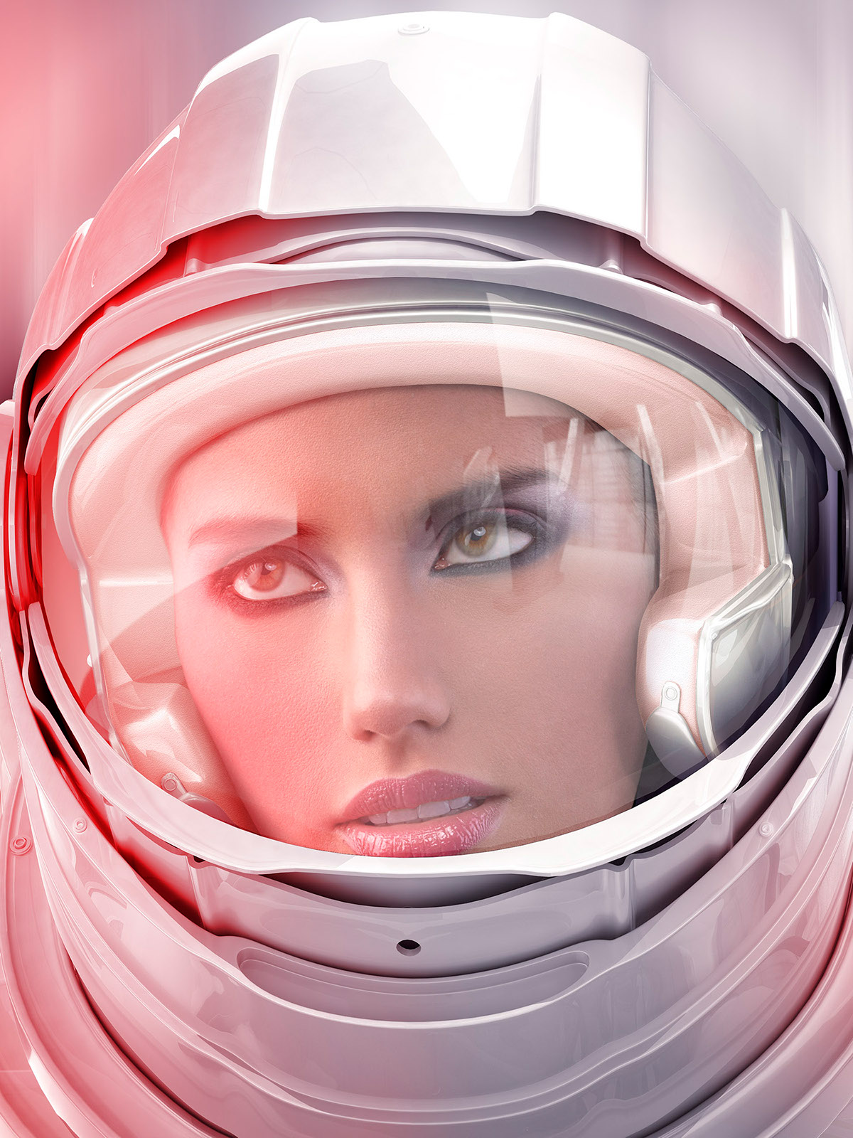 Tahiana Bueno Helmet Julio Cesar Gomez astronaut beauty Space 