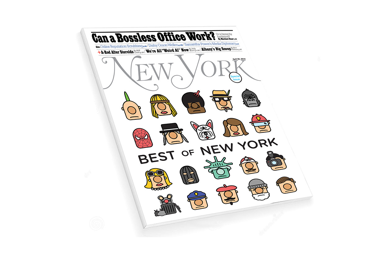 newyorkmagazine magazine cover student characters face BestofNewYork coverdesign newyorker