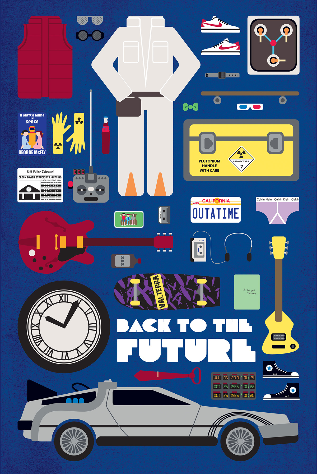 back to the future Top Gun Nike poster props MEMORABLE cartoon color mighty ducks forrest gump movie Movies films juno anchorman jurassic park