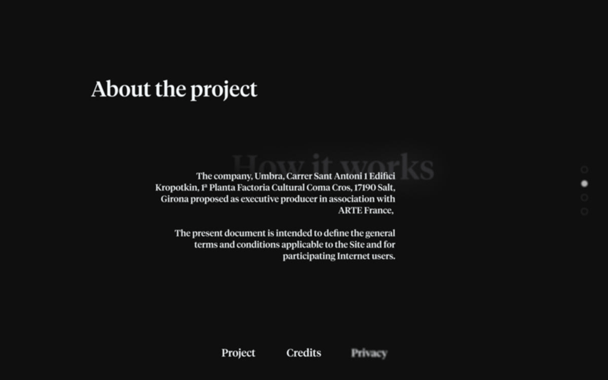 black design feelings immersive interactive UI/UX Unique Web web desing laus