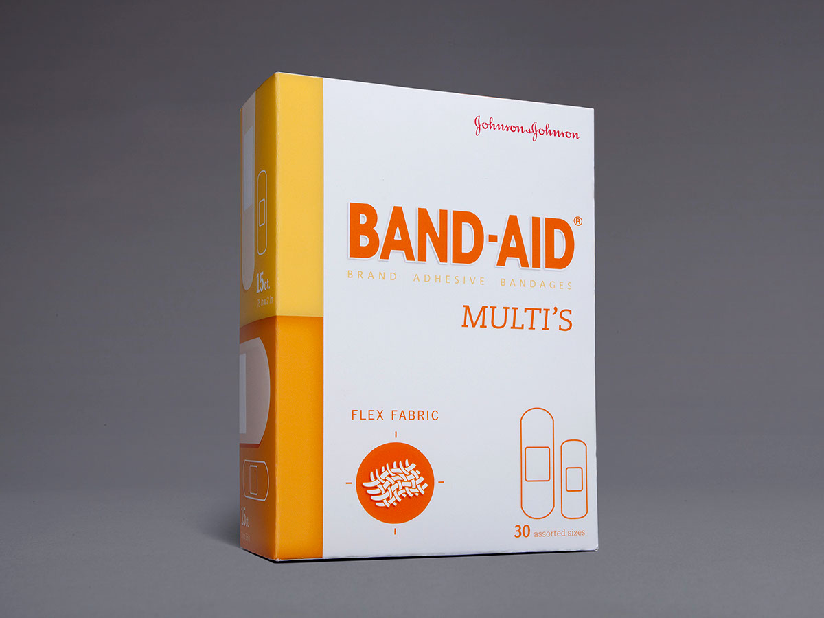 Band-Aid multi's Antibiotic  waterproof flex-fabric