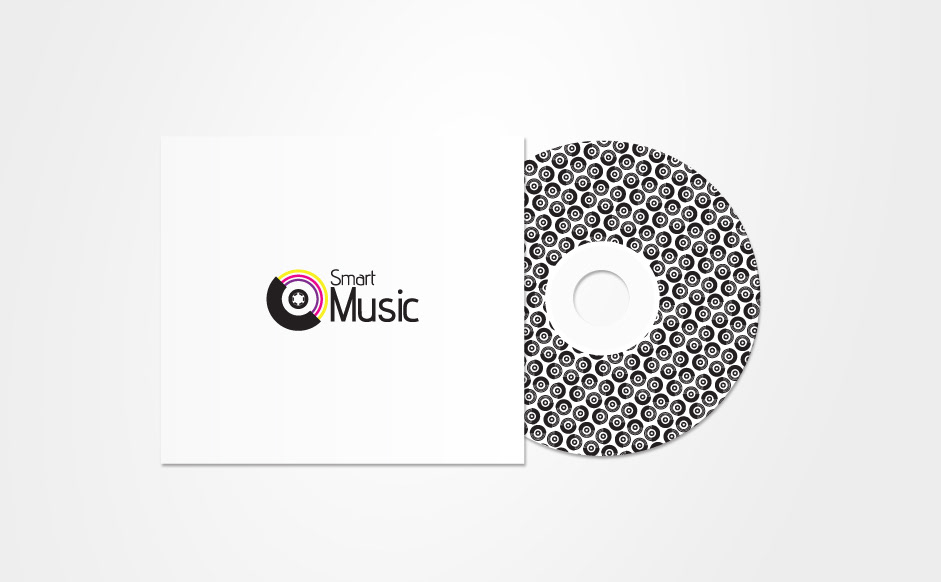 Logotype logo smart music brand Corporate Identity