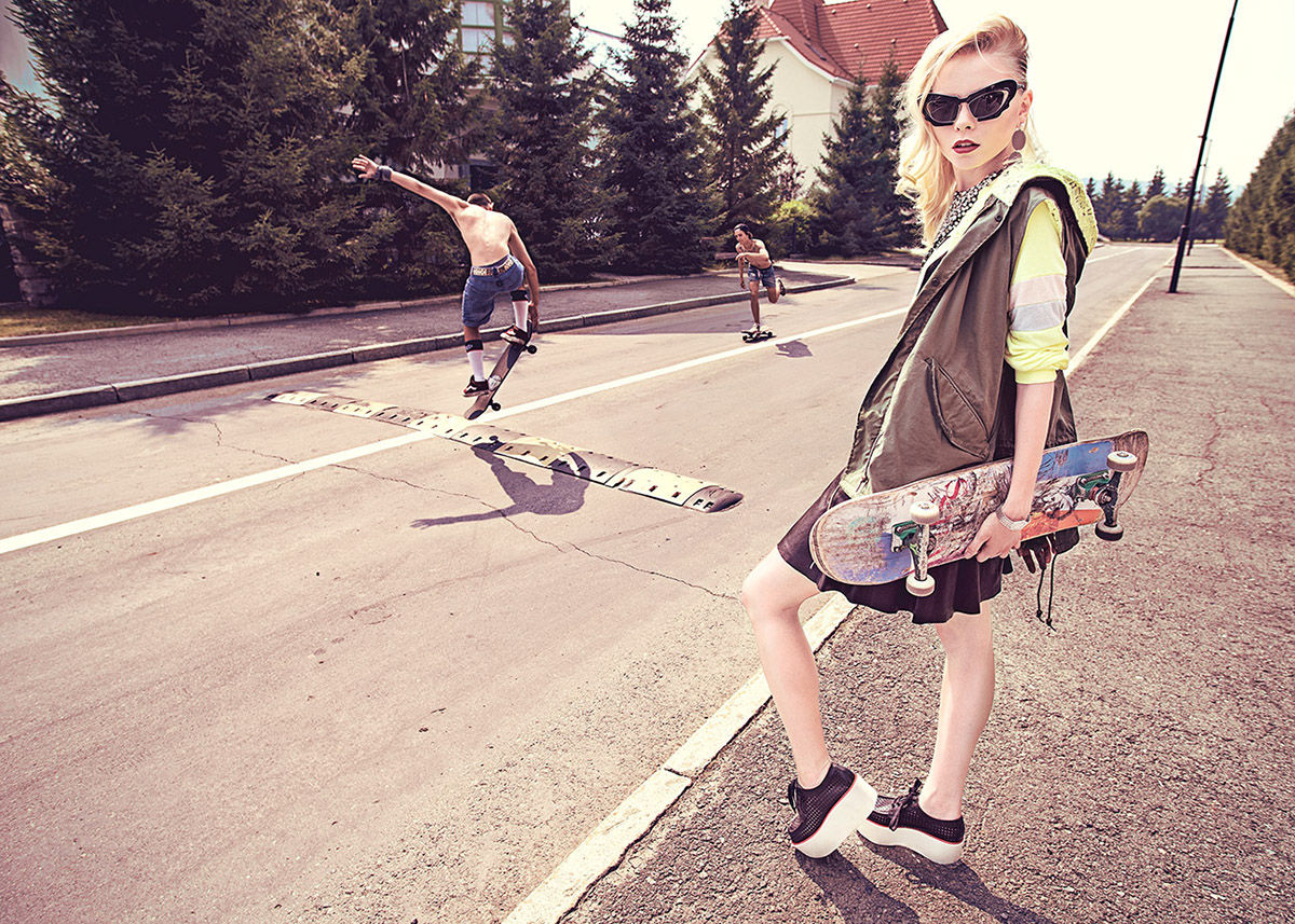 roman mitchenko aspen aspen model editorial FW FW Magazine skate skateboarding sport street style Sun teens
