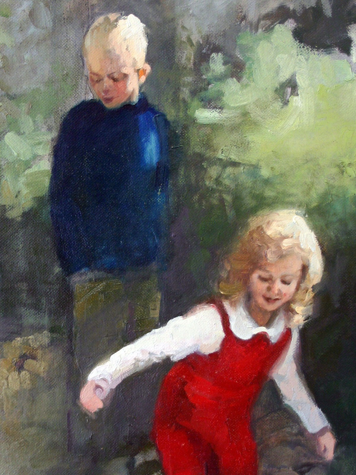 Adobe Portfolio portrait figure figurative commision children oil paint