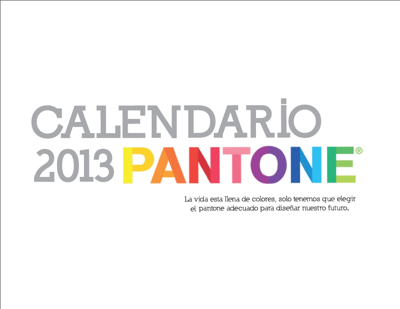 pantone calendar