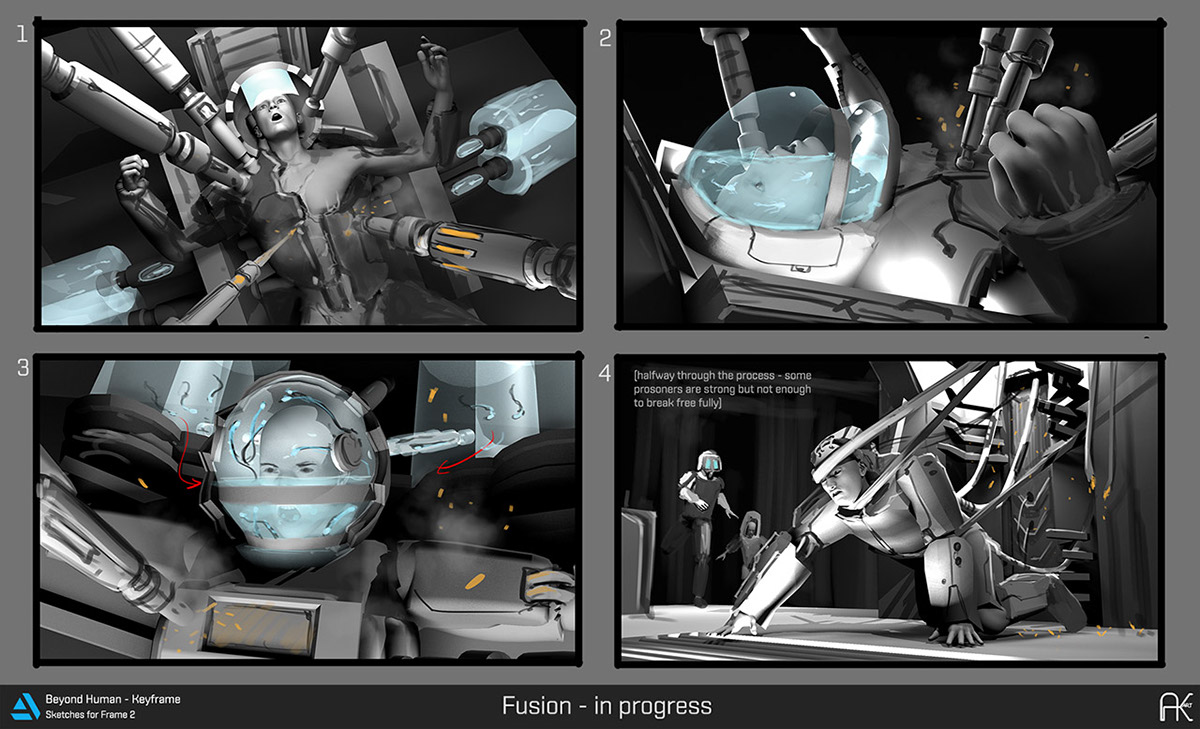 keyframe Scifi science-fiction concept design concept art Space  planet expedition