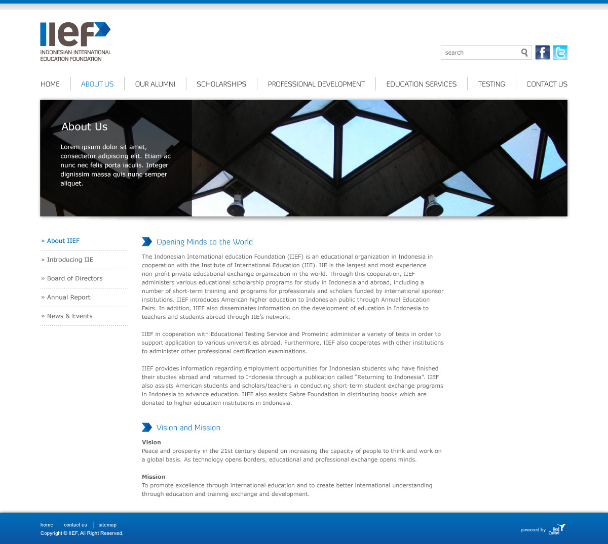 IIEF Education scholarship