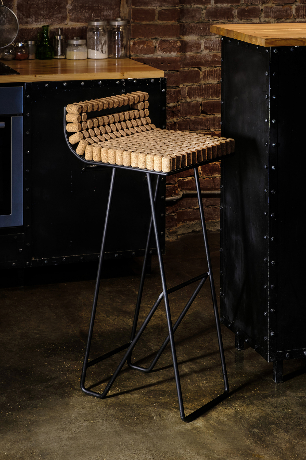 corks stool metal design product design  furniture design  furniture bar Bar Design restaurant design