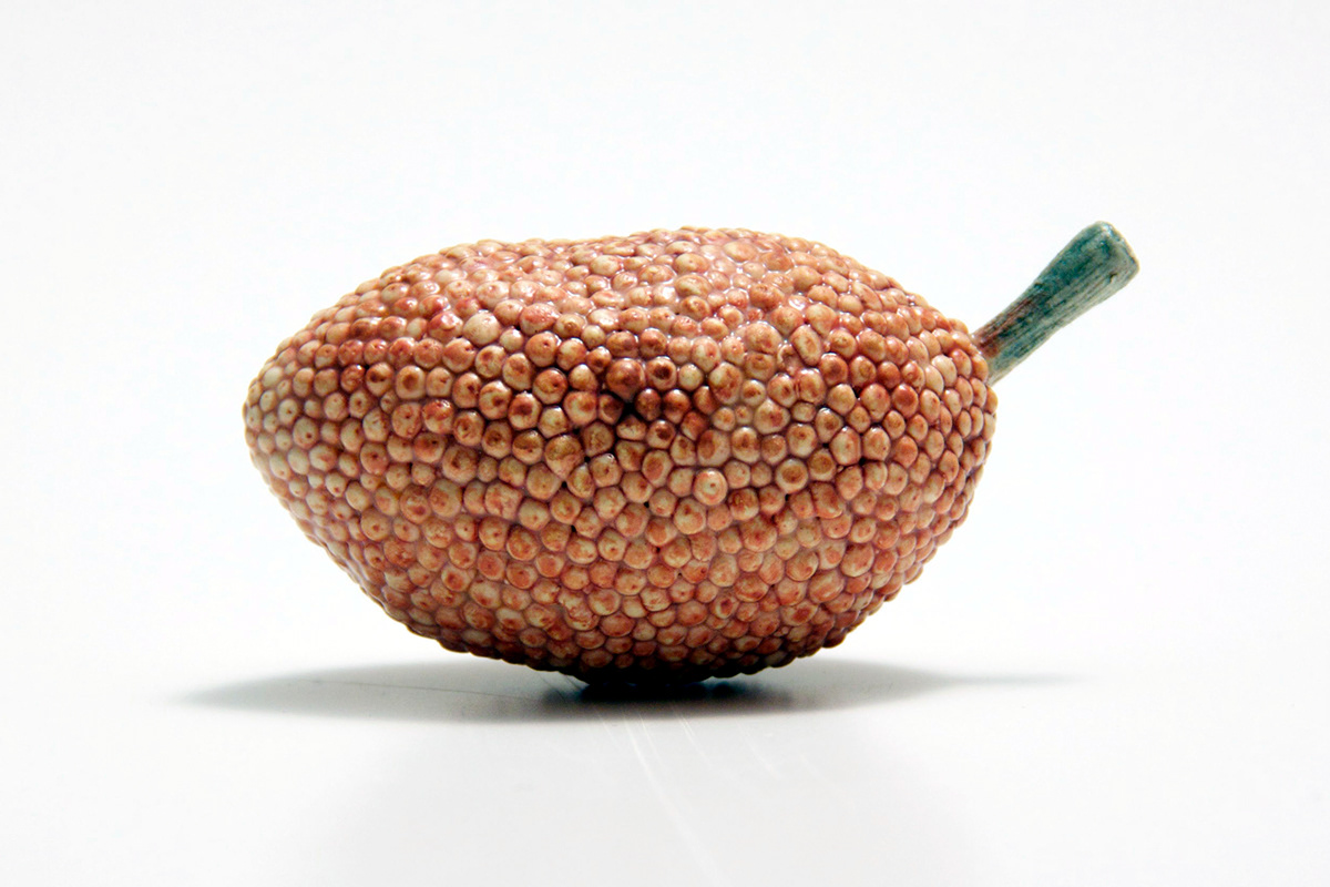 ceramic Fruit sculpture