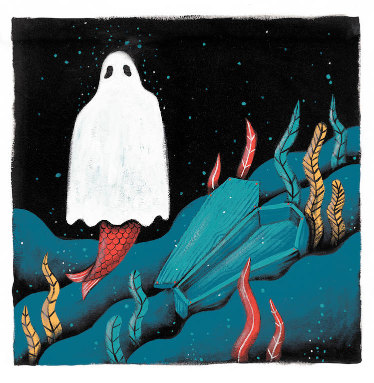 skuls death burial Limbo mermaid monster stars fable story