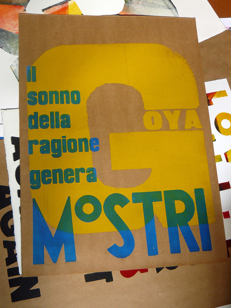 tipografia Arezzo torchio tipografico inchiostro caratteri mobili tipografo manifesto stampa manuale handprinting manual artistic typography lettering