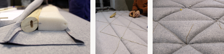 door tactile haptic textile interaction felt flexible Interior