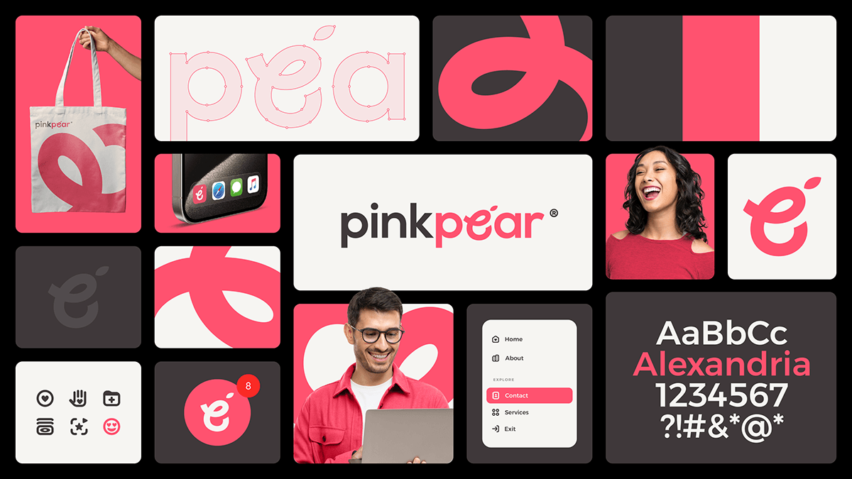 Pinkpear Brand Identiy