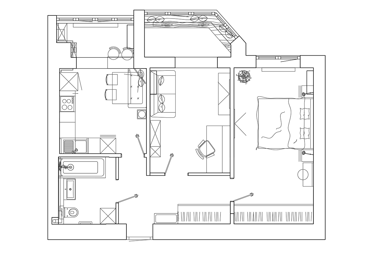 3D apartment architecture bedroom Interior interior design  kitchen living room visualization
