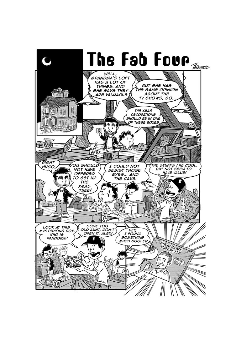 thefabfour thebeatles thisupers Webcomic comic quadrinhos desenho bande dessinée comics