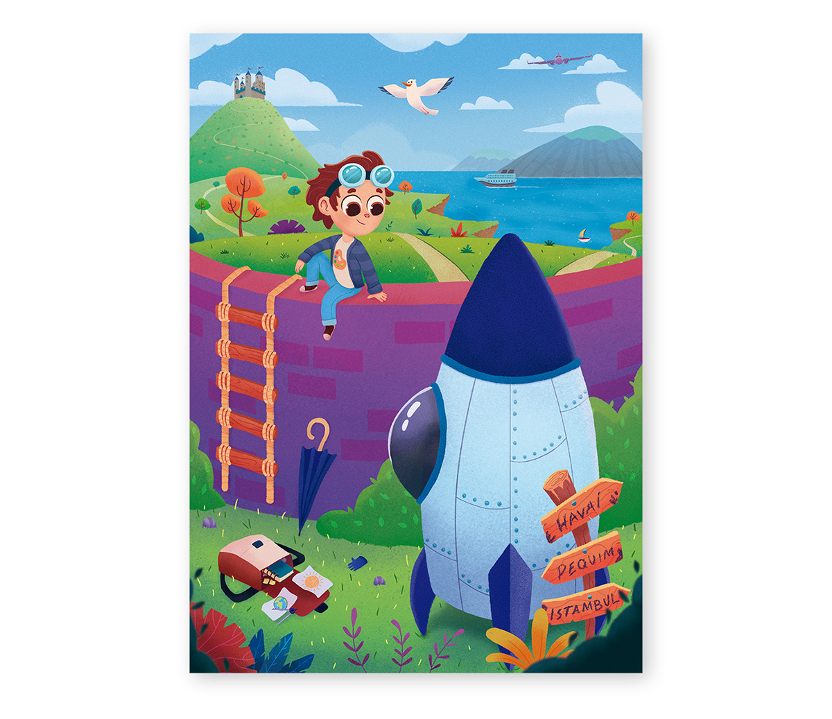 capa de livro Character design  children illustration children's book Digital Art  digital illustration ILLUSTRATION  Ilustração ilustração infantil kidlit