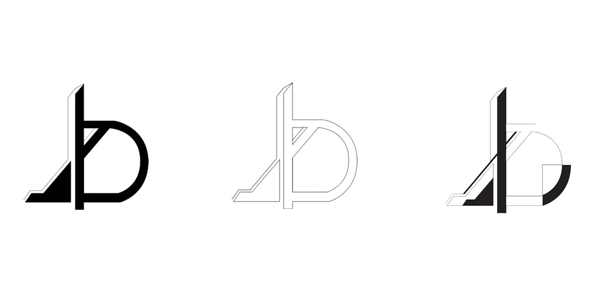 arabic architeture Letterform identity