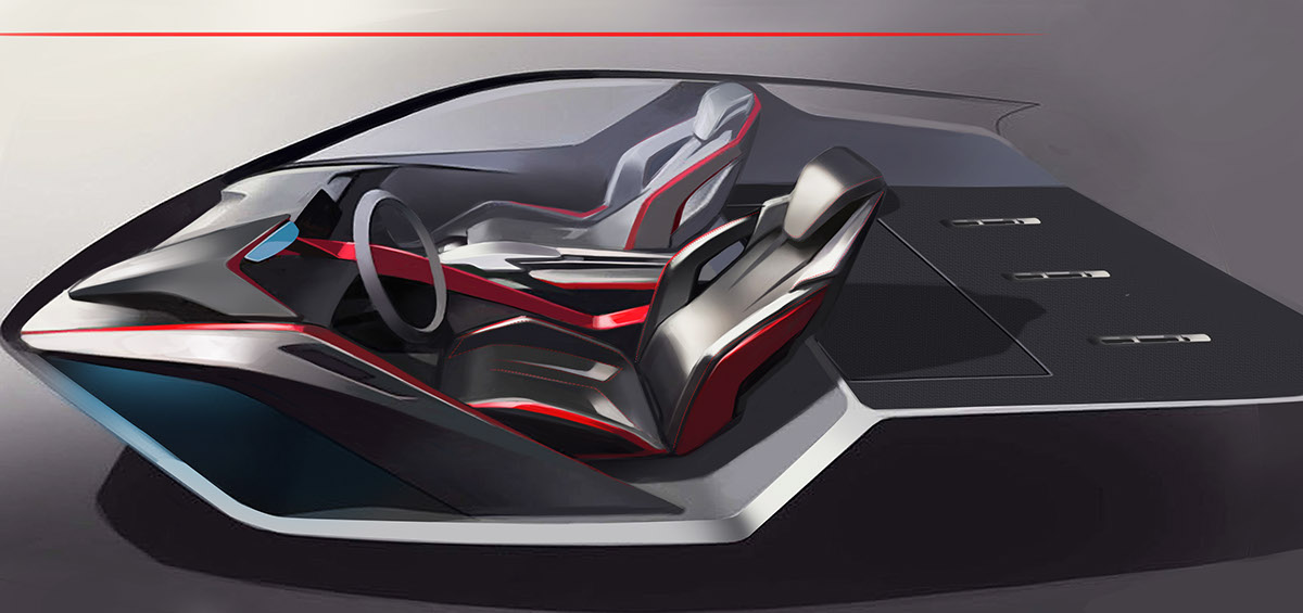 honda concept Honda Interior Dual Sport Car Dual Sport Thrill Dual Sport Concept Fuel Cell Concept Fuel Cell CUV honda sketch car sketches interior sketch