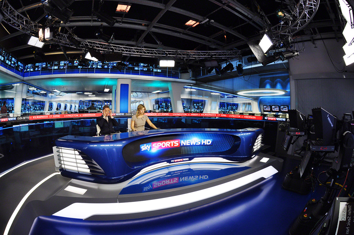 SKY Sky Sports Set Extension backdrop