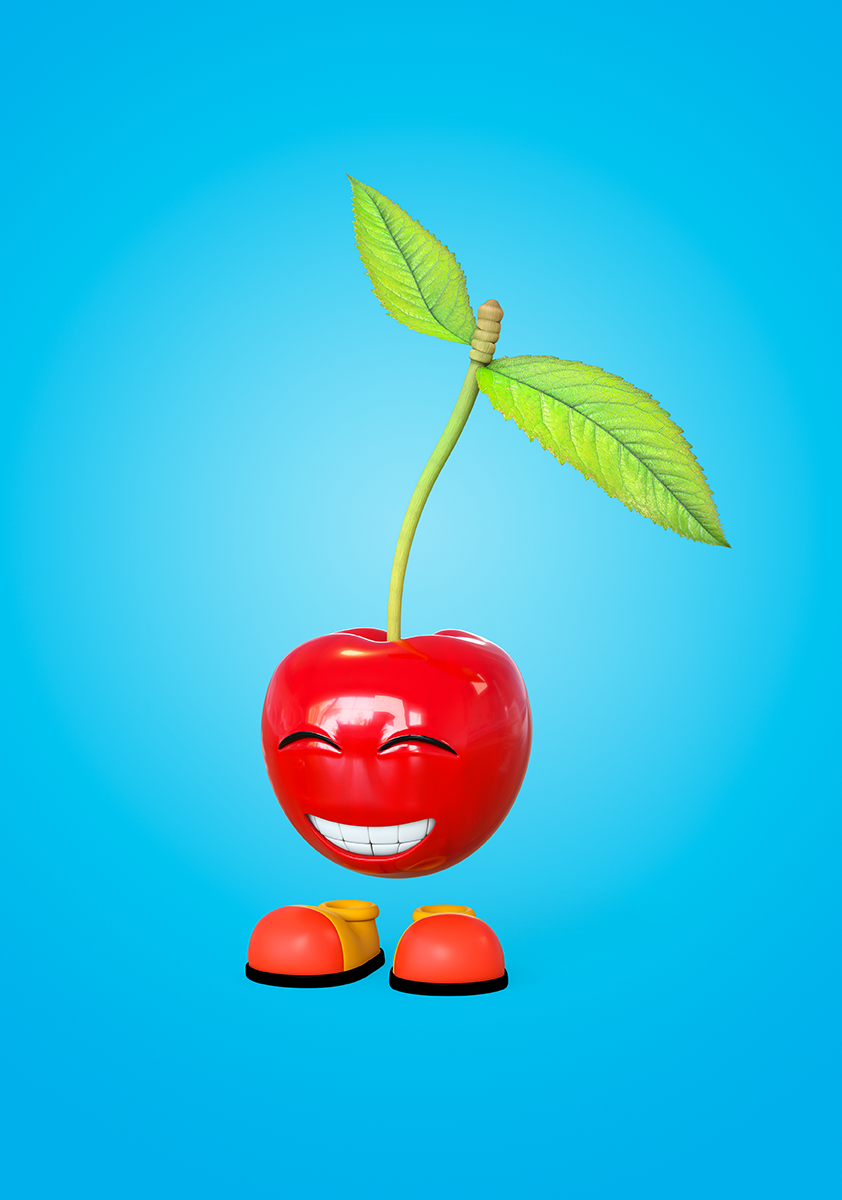 3D Advertising  Cartoons characterdesign fruits ILLUSTRATION  modeling theodoru vitamin