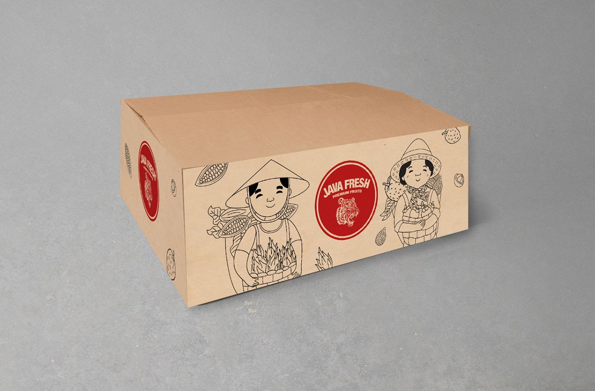 adobe illustrator box design ILLUSTRATION  Illustrator indonesia jakarta Packaging packaging design vector