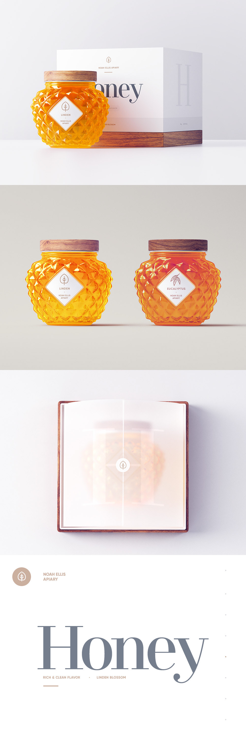 branding  Packaging design typography   minimal logo clean 3D honey pencil