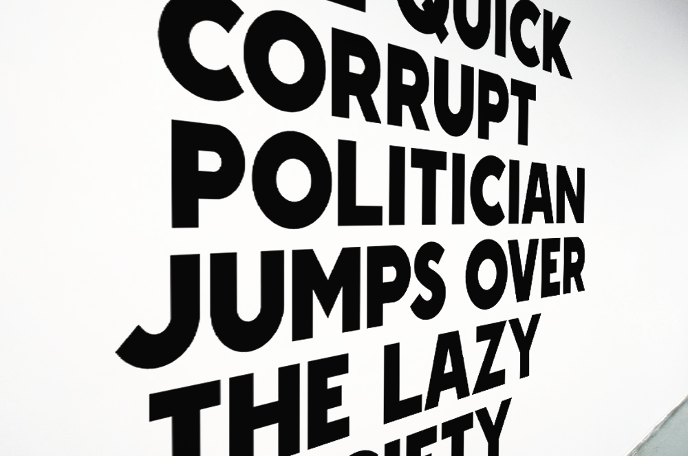 corrupt politician type