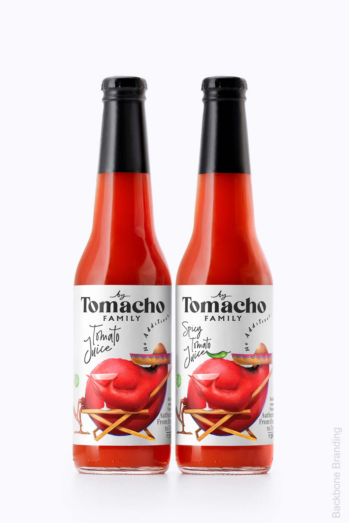 backbone branding  concept family funny ILLUSTRATION  Packaging red tomacho Tomato