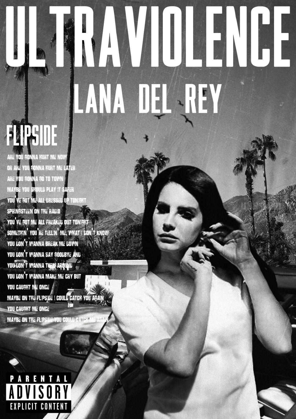 lanadelrey Lana Del Rey poster ultraviolence aesthetic Adobe Photoshop grunge aesthetic