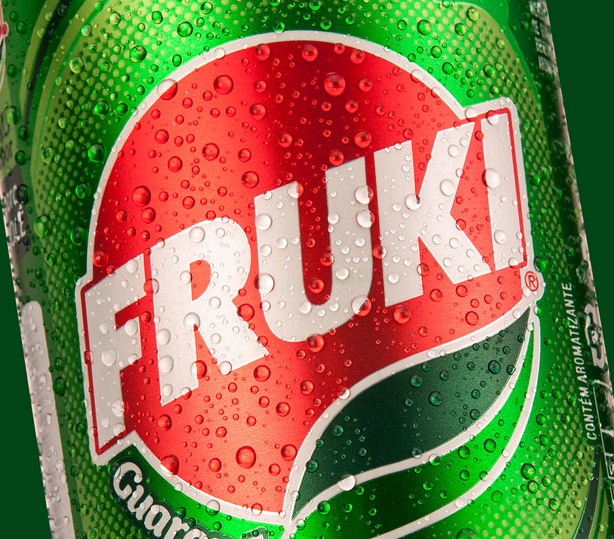 Fotografia photo embalage package fruki soda refrigerante guarana alimento bebida beverage drink gelado