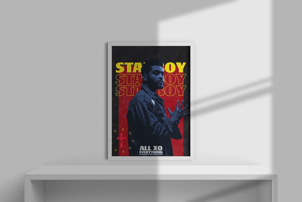 The Weeknd | Poster Design on Behance