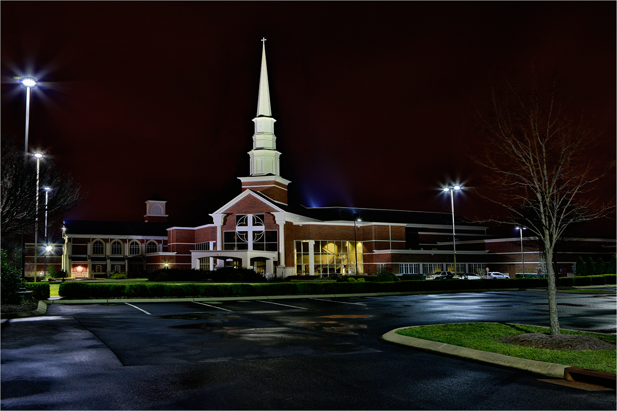 night churches long exposure HDR Canon 5D markiii