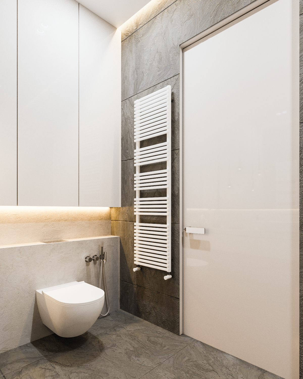 corona renderer Render design Interior apartment living bedroom bathroom