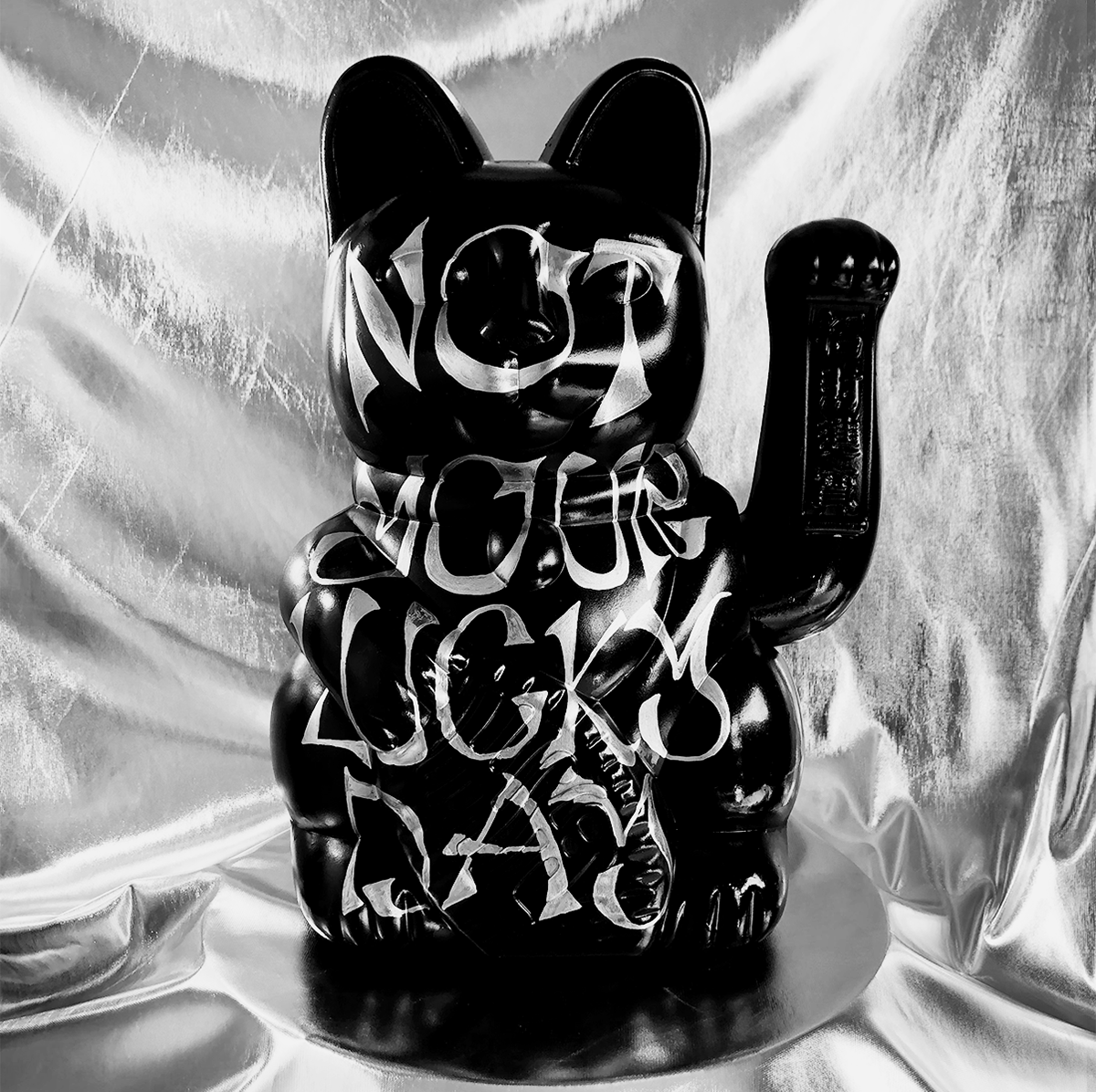 art Cat crafts   gothic handmade lettering luckycat neogothic tipography type