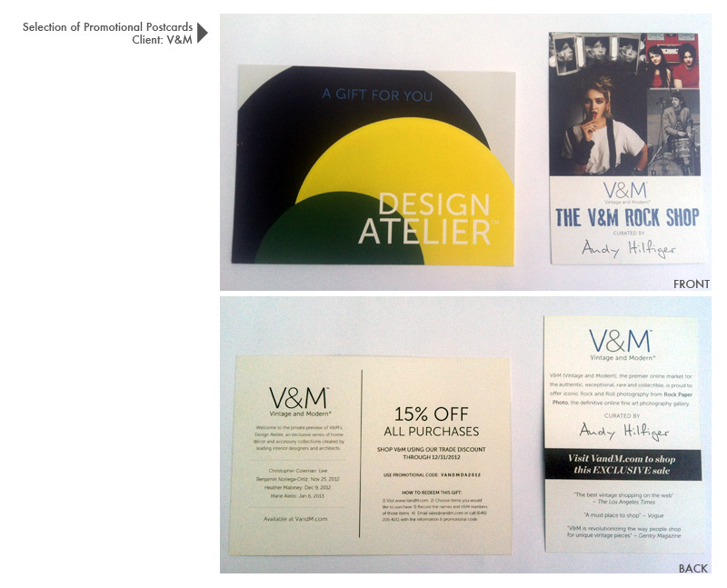V&M print