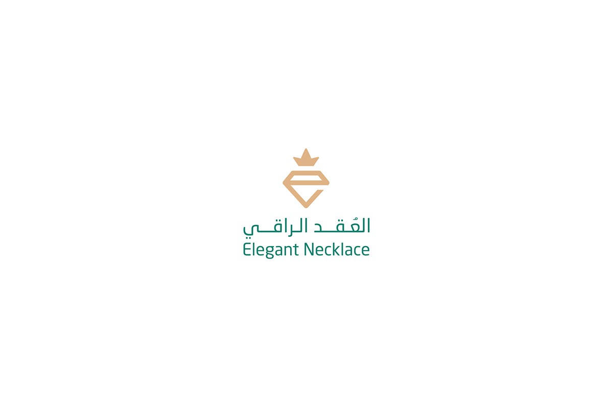 artist Behance brand creative elegant inspiration jewelery logo Necklace saudiarabia