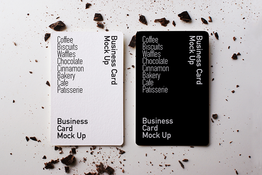 bakery biscuits breakfast business card cafe chocolate cinnamon Coffee cup mock up mock-up Mockup rounded corner Patisserie